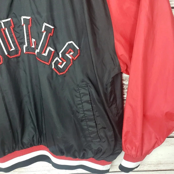 Chalk Line Vtg 90s Chicago Bulls Lg Windbreaker - Picture 5 of 12